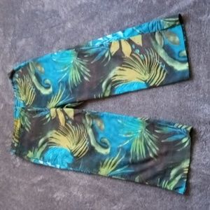 Chico's Design vintage tropical cropped pants